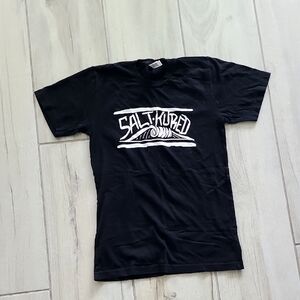 Salt Kured on American Apparel Black Graphic Tee